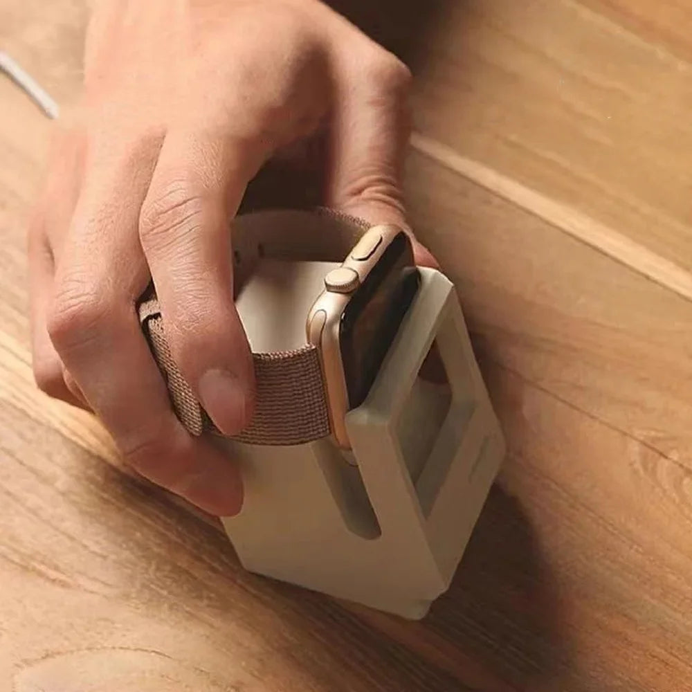 Soporte de Carga de Silicona para Apple Watch