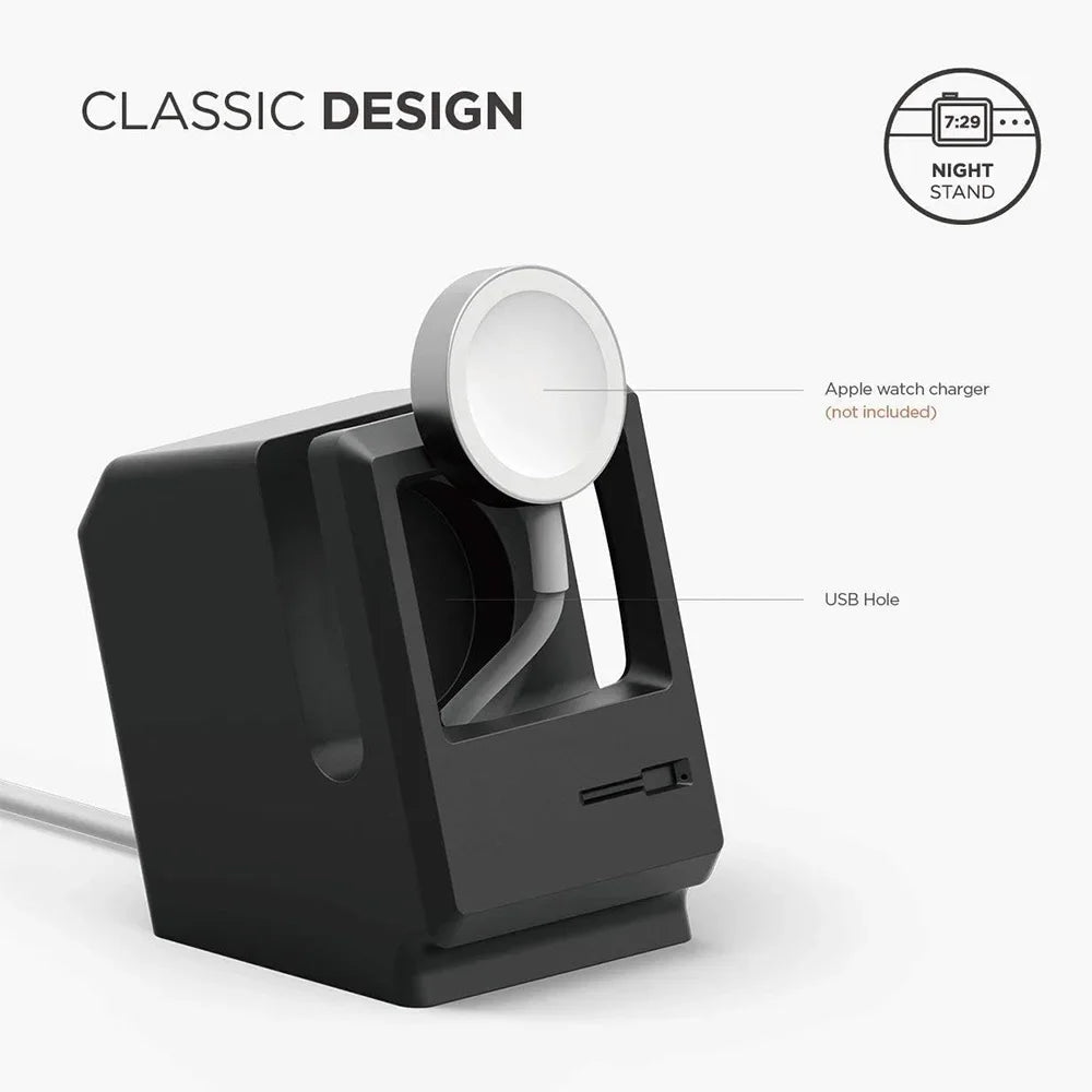 Soporte de Carga de Silicona para Apple Watch
