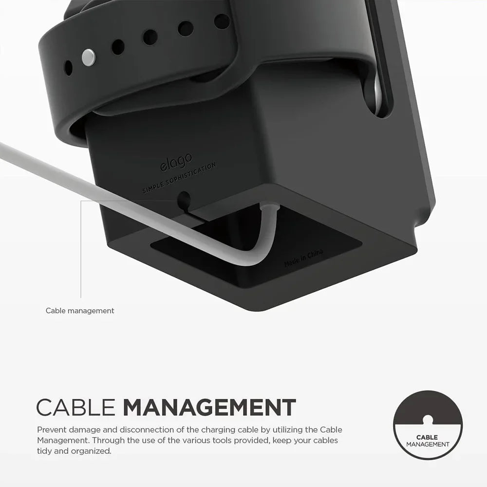 Soporte de Carga de Silicona para Apple Watch